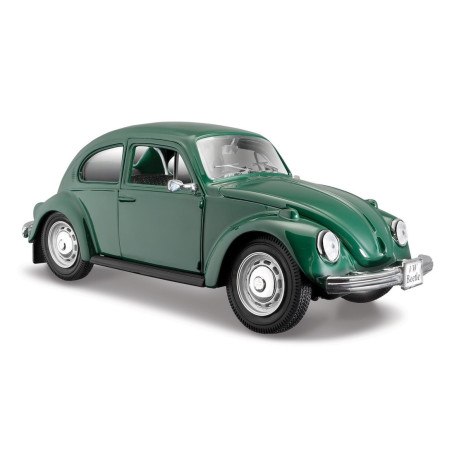 Modell Volkswagen Beetle 124 i grönt kompositmaterial