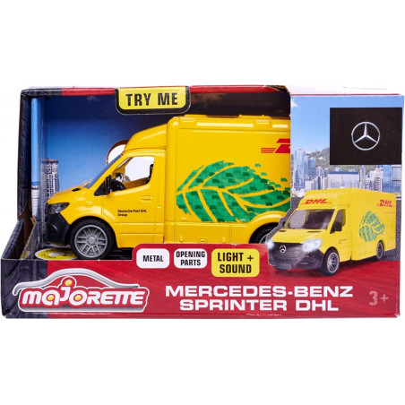 Fordonet majorette g.s. mercedes-benz dhl 12 cm | HandlaSmidigt.se