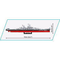 Klocki historical collection iowa-class battleship (4w1) - executive edition