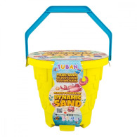Dynamisk sand - strandset med hink