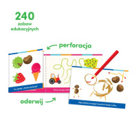 Książeczka zabawy logiczne dla dzieci od 3-4 lat