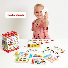 Ett set för att lära sig engelska för barn 4, 5, 6+