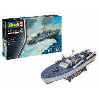 Modell av plastpatrulltorpedbåt PT-559P