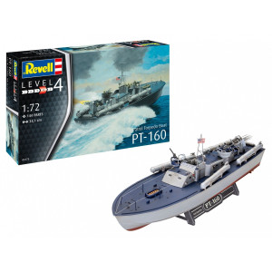Modell av plastpatrulltorpedbåt PT-559P