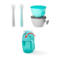 Matservis easy-feed tealgrey