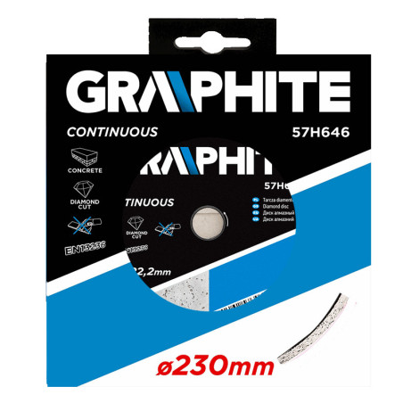 Diamantskiva 230 x 22,2 mm, hel.