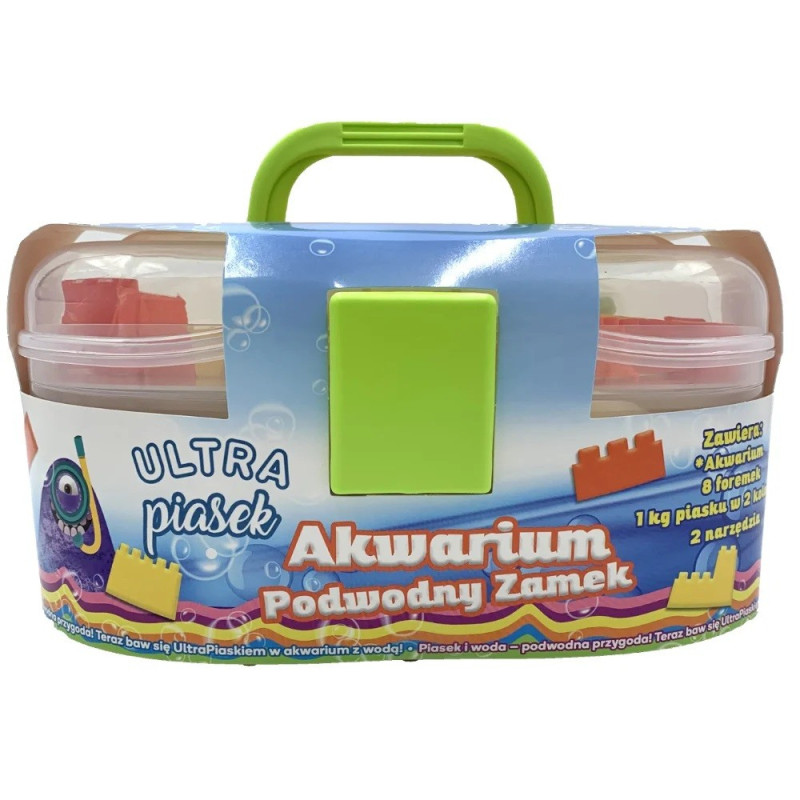 Ultra sand - resväska med 8 formar + 2 verktyg