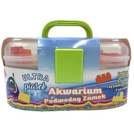 Ultra sand - resväska med 8 formar + 2 verktyg