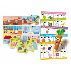 Setet Carotina abc och de första orden