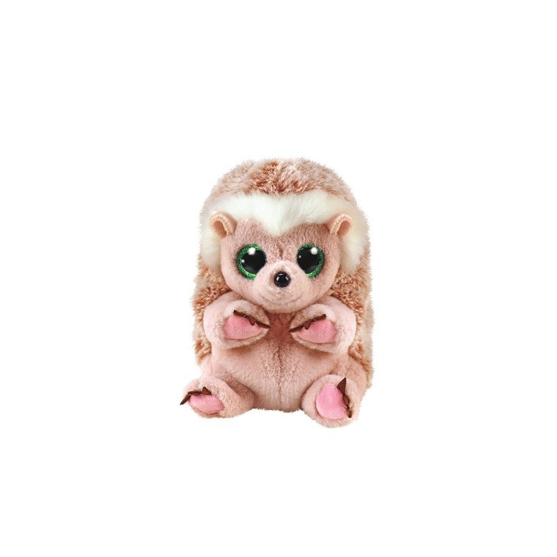 Maskoten är en rosa igelkott, 15 cm lång.