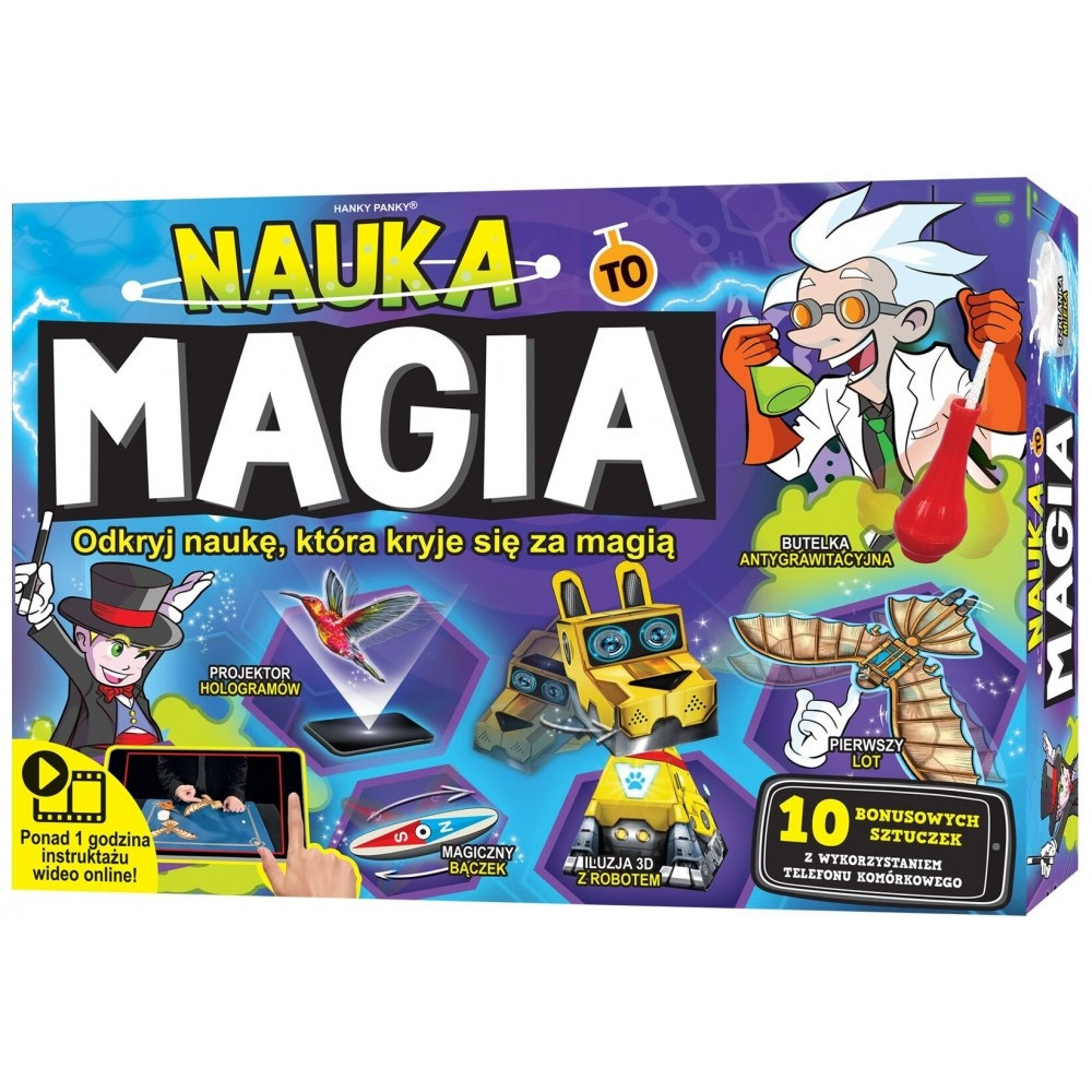 Zestaw naukowy magiczne sztuczki nauka to magia