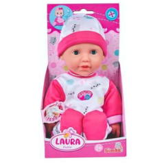 Dockan Laura, en söt bebis med ljud.