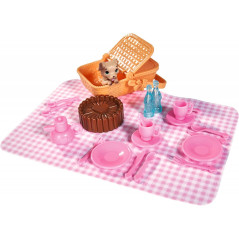 Dockorna Steffi Love Steffi och Kevin på picknick