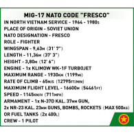 Klocki historicall collection vietnam war mig17 nato code fresco