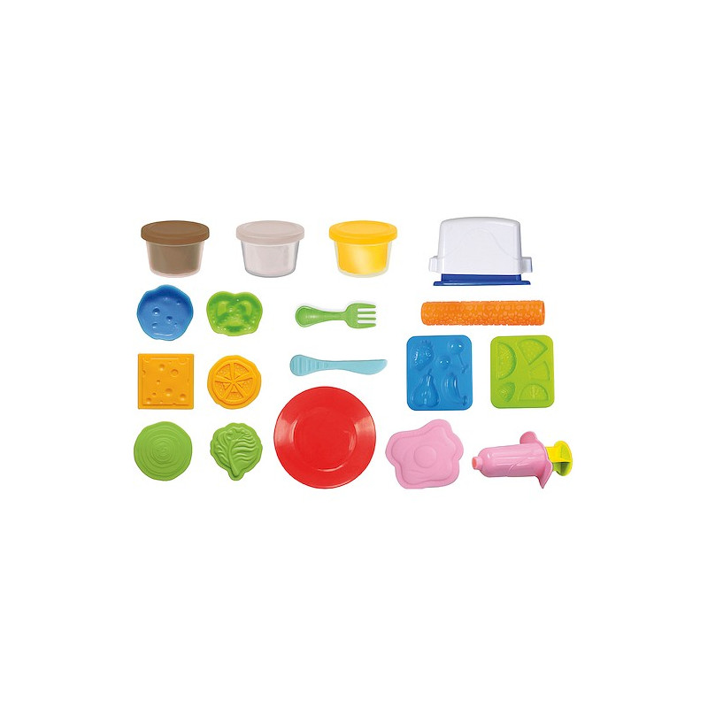 Plastilina deg - läckra smörgåsar