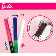 Kreativt set Barbie Fashion School