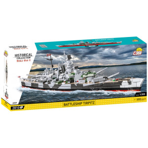 Klocki historical collection battleship tirpitz 2810 elementów