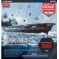 Modell av plast Yorktown CV-5 Slaget vid Midway 1700