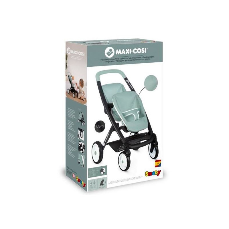 Dubbelvagn i grönt från Maxi Cosi Quinny