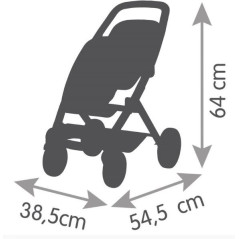 Dubbelvagn i grönt från Maxi Cosi Quinny