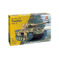 Modell av plast sd.kfz.171 panther ausf. a 135