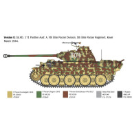 Modell av plast sd.kfz.171 panther ausf. a 135