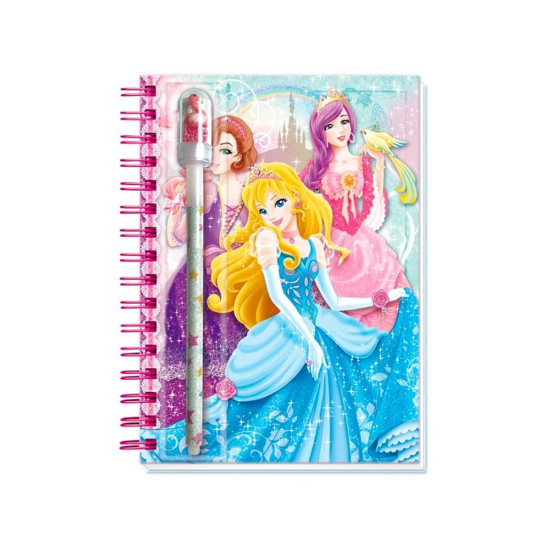 Pecoware spiralbunden dagbok - prinsessa