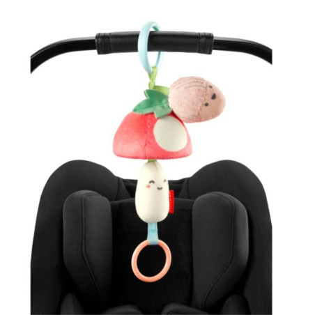 Mjuk sensorisk hängare till spjälsängen, svamp farmstand.