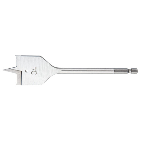 Borr för trä, spadeformad, 34 x 152 mm