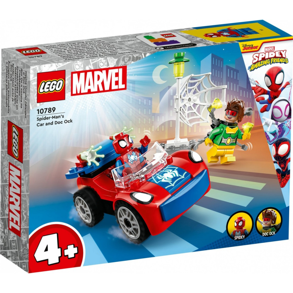 Klocki super heroes 10789 samochód spider-mana i doc ock
