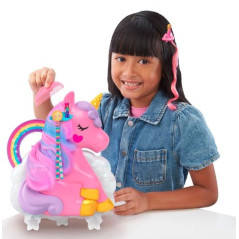 Set med Polly Pocket-figurer enhörning skönhetssalong | HandlaSmidigt.se