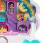 Set med Polly Pocket-figurer enhörning skönhetssalong