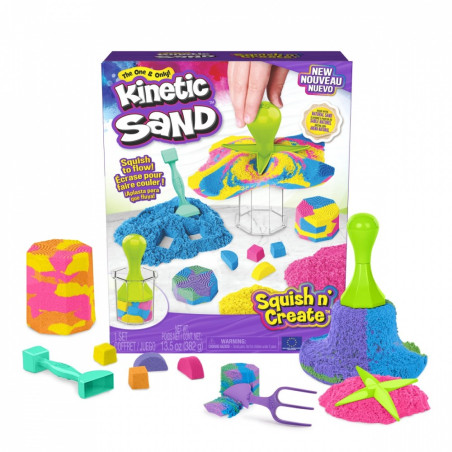 Kinetic sand, krama och skapa