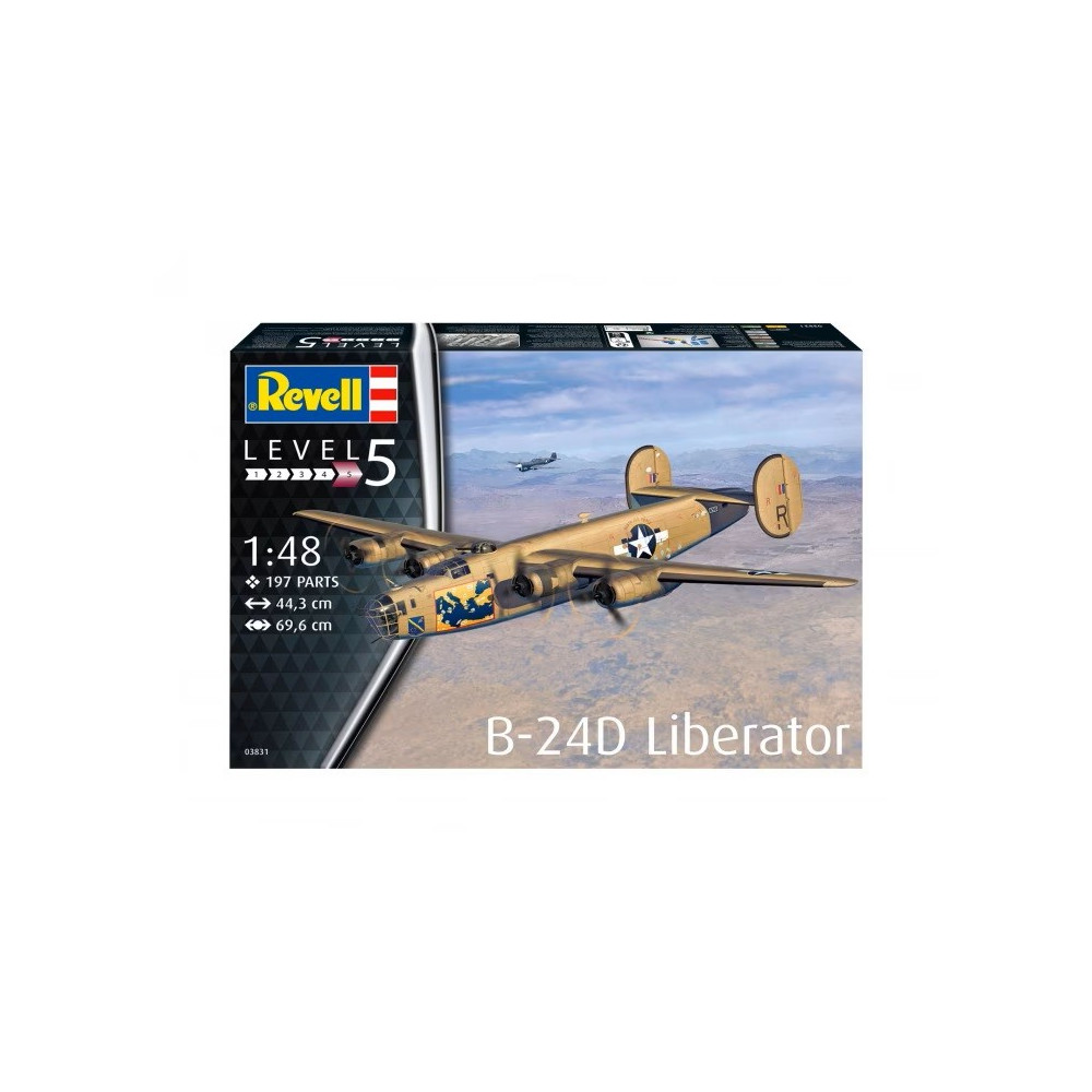 Model plastikowy samolot b-24d liberator 148