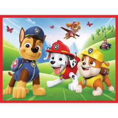 Pussel 2-i-1 anteckningar hundteam i aktion, Paw Patrol