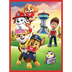 Pussel 2-i-1 anteckningar hundteam i aktion, Paw Patrol | HandlaSmidigt.se