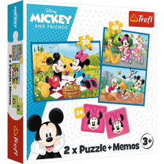 Pussel 2-i-1 memo med Disney-karaktärer. | HandlaSmidigt.se