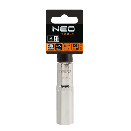 Tolvkantig hylsa, 1/2 tum, 12 mm