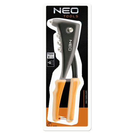 Nitpistol för stål- och aluminiumnit 2,4/3,2/4,0/4,8 mm