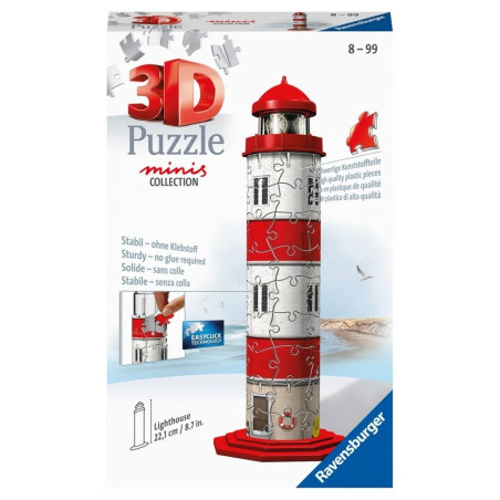Pussel 54 delar 3D mini fyr | HandlaSmidigt.se