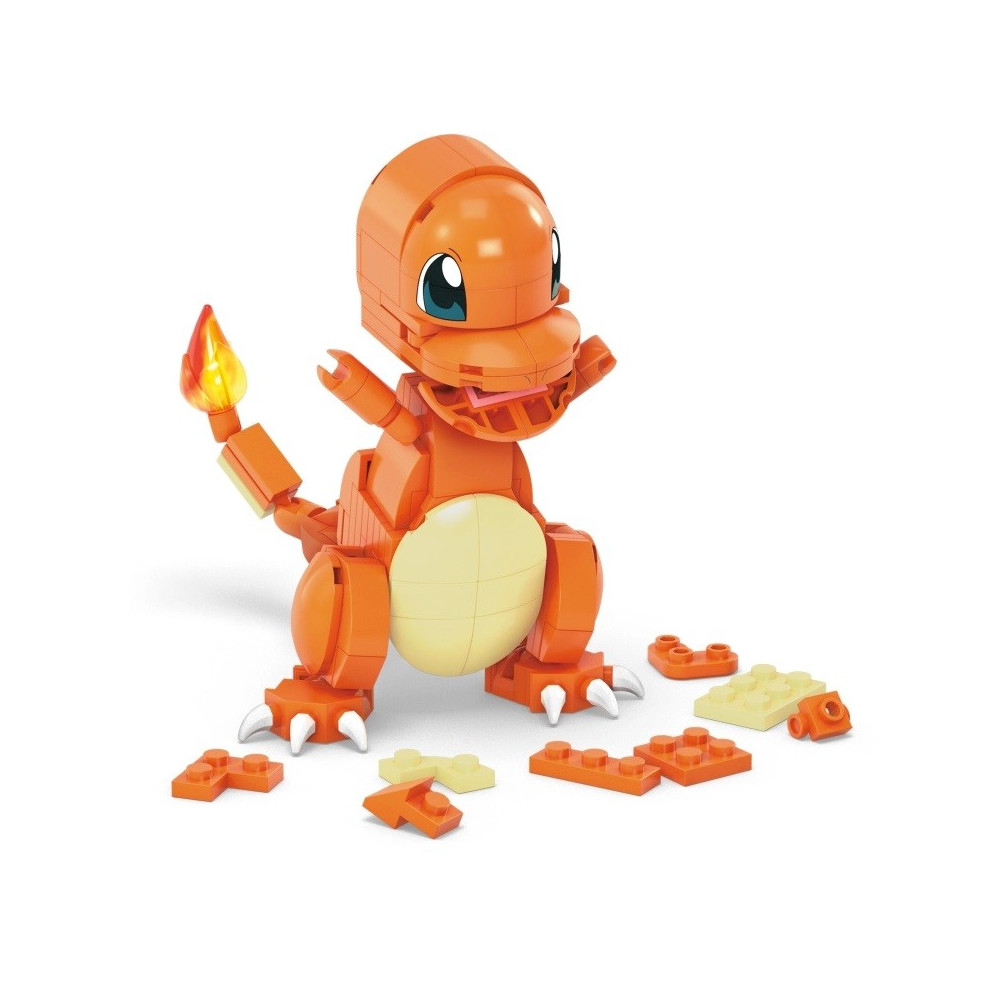 Klocki mega pokemon charmander