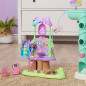 Set med kattfigurer, Gabi's hus och trädkoja hus.