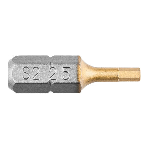 Bits med sexkant 2,5 x 25 mm, 2 stycken.