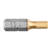 Bits med sexkantig spets 4,0 x 25 mm, 2 stycken.