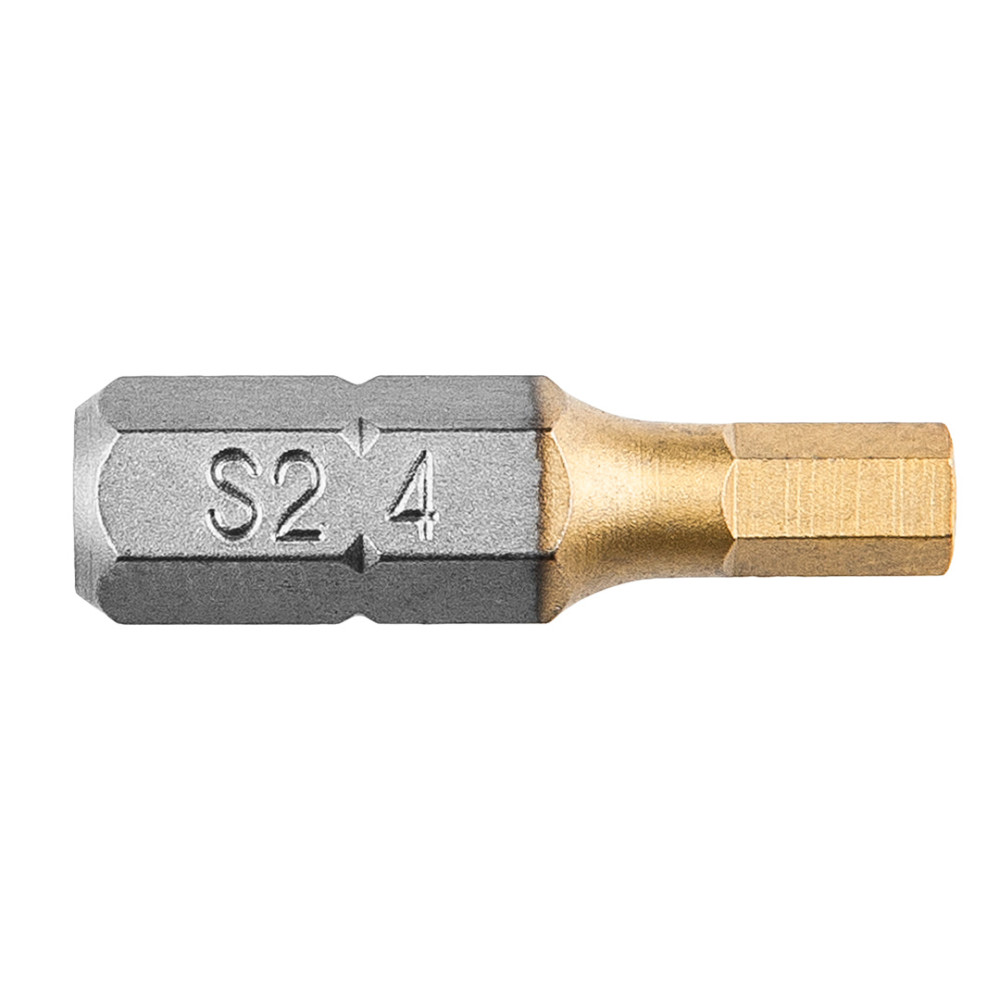 Bits med sexkantig spets 4,0 x 25 mm, 2 stycken.
