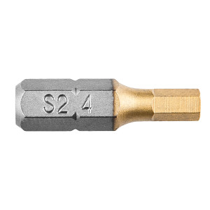 Bits med sexkantig spets 4,0 x 25 mm, 2 stycken.