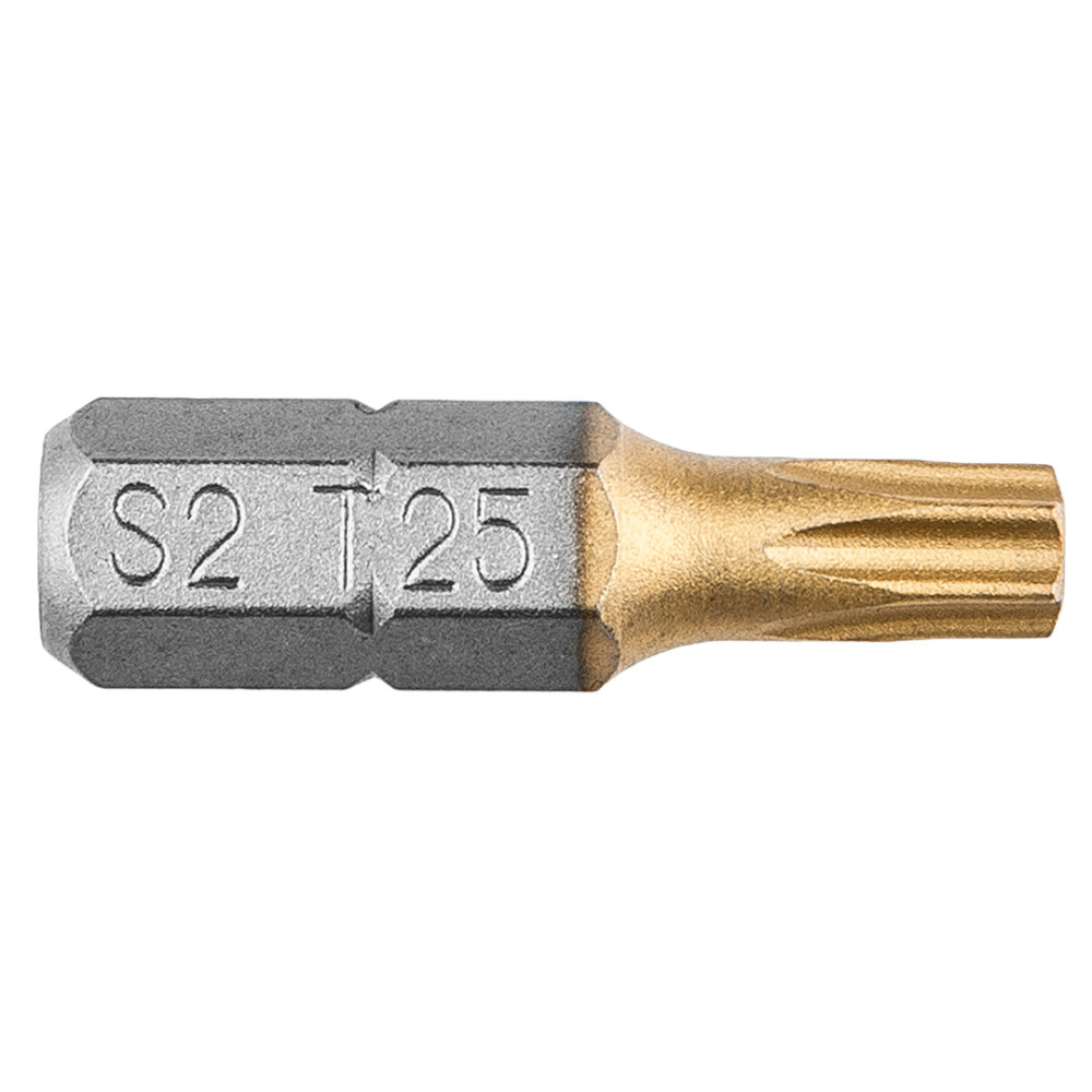 Bits med TX25-spets, 25 mm långa, 2 stycken.