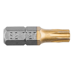 Bits med TX27-spets, 25 mm långa, 2 stycken.