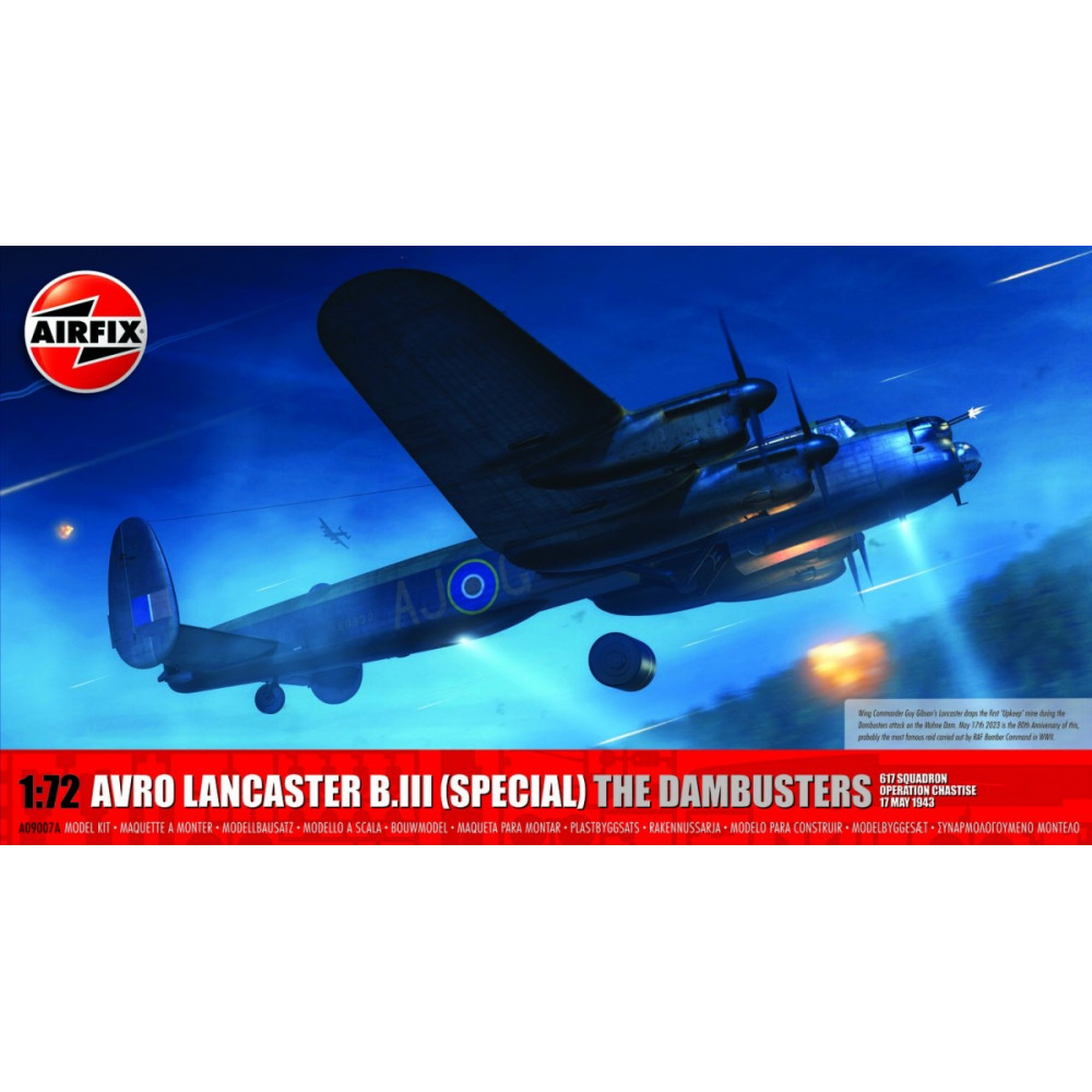 Modell av plast Avro Lancaster B.III Special The Dambusters 1:72