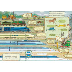 Boken ska jag berätta för dig, mamma, vad tågen gör.